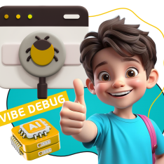 Тестирование & Vibe Debug. Охотники за багами - КИБЕРшкола программирования для детей, компьютерные курсы для школьников, начинающих и подростков - KIBERone г. Левобережный