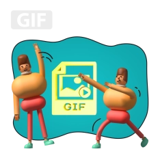 Gif-анимация - КИБЕРшкола программирования для детей, компьютерные курсы для школьников, начинающих и подростков - KIBERone г. Левобережный