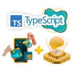 TypeScript + AI: создаём умные веб-приложения - КИБЕРшкола программирования для детей, компьютерные курсы для школьников, начинающих и подростков - KIBERone г. Левобережный