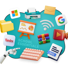 Цифровая база для школьника - КИБЕРшкола программирования для детей, компьютерные курсы для школьников, начинающих и подростков - KIBERone г. Левобережный