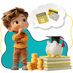 Финансовый интеллект вместе KIBERone - КИБЕРшкола программирования для детей, компьютерные курсы для школьников, начинающих и подростков - KIBERone г. Левобережный