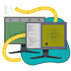 Исполнители чертежник и черепашка - КИБЕРшкола программирования для детей, компьютерные курсы для школьников, начинающих и подростков - KIBERone г. Левобережный