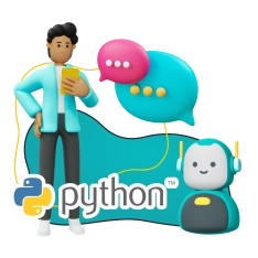 Умный чат-бот на Python на Telegram - КИБЕРшкола программирования для детей, компьютерные курсы для школьников, начинающих и подростков - KIBERone г. Левобережный