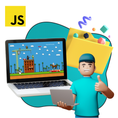Программирование на JavaScript. Учимся создавать игры! - КИБЕРшкола программирования для детей, компьютерные курсы для школьников, начинающих и подростков - KIBERone г. Левобережный
