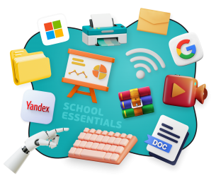 Цифровая база для школьника - КИБЕРшкола программирования для детей, компьютерные курсы для школьников, начинающих и подростков - KIBERone г. Левобережный